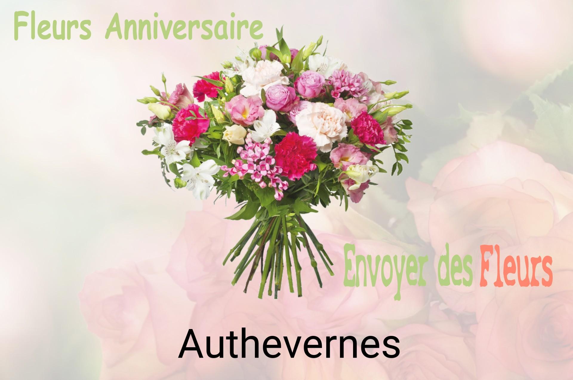 Bouquet de fleurs d’anniversaire livré à Authevernes