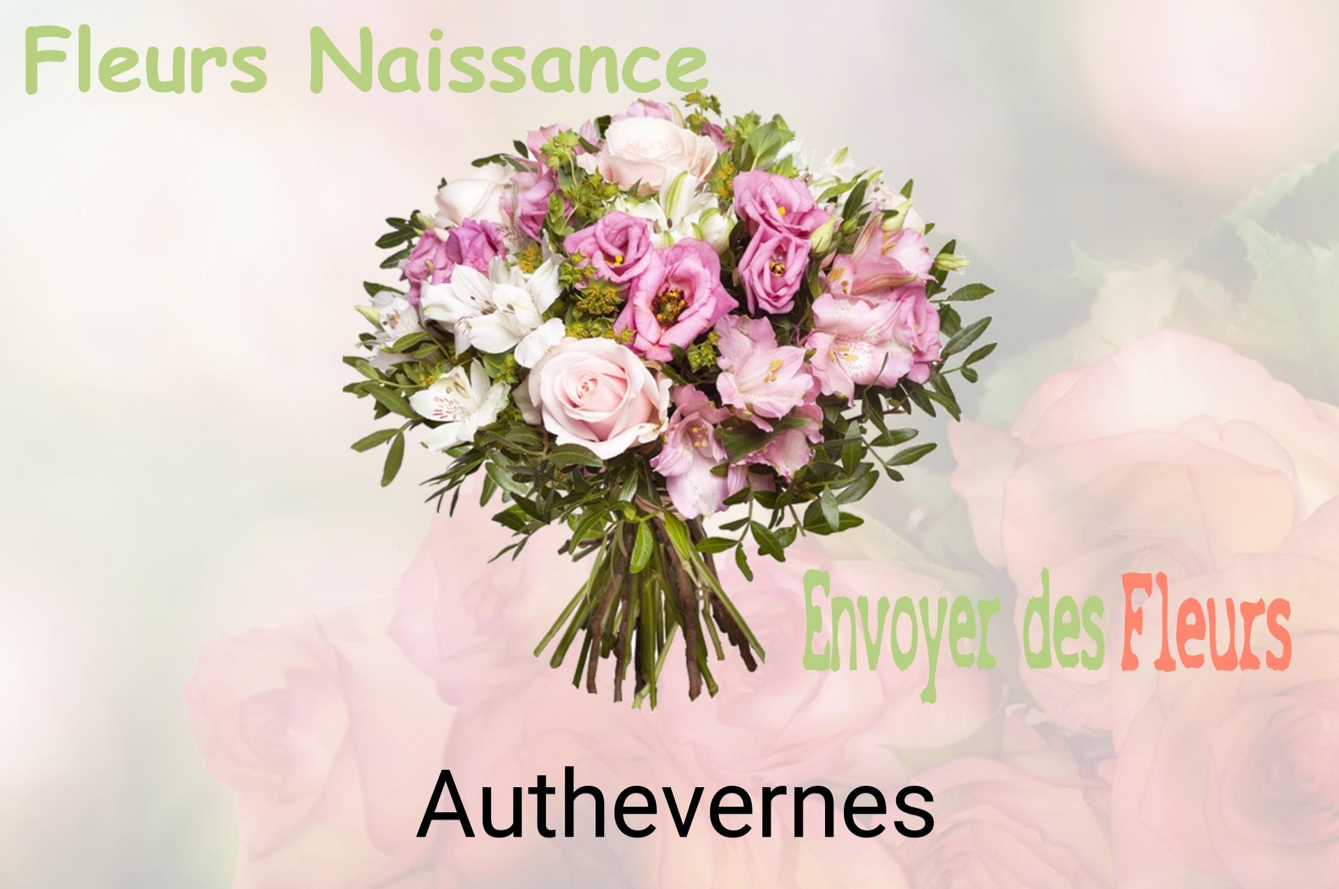 Bouquet de fleurs de naissance livré à Authevernes